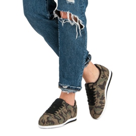 Moro sneakers brun grön 2