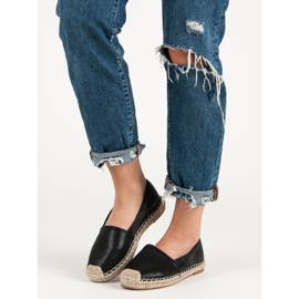 Small Swan Svart Classic Espadrilles 1