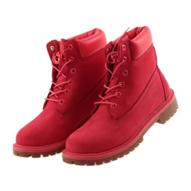 Timberland 6 INCH PREMIUM Vattentät röd 3