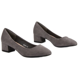 Queentina Flat Heel Pumps grå 2