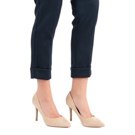 Juliet Beige mocka klackar 1