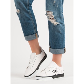 Kvinnors sportskor vit svart 1