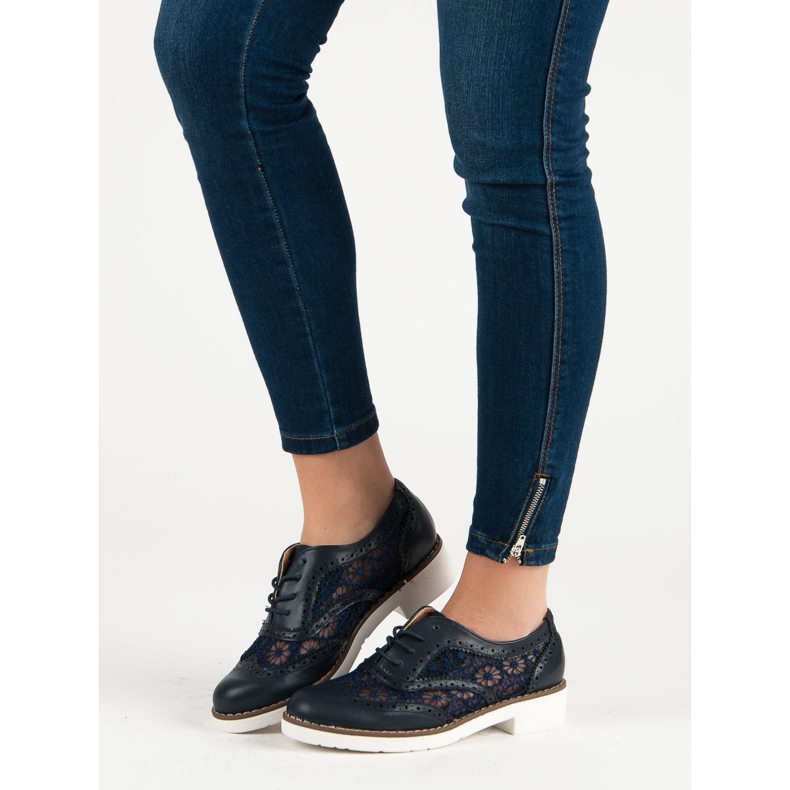 Fama Snörskor blå 1