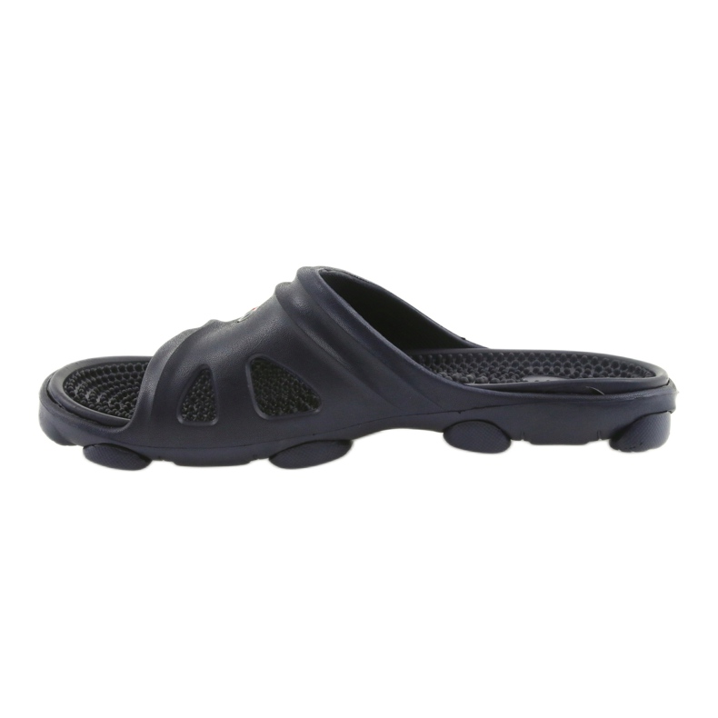 American Club marinblå pool tofflor för män 2