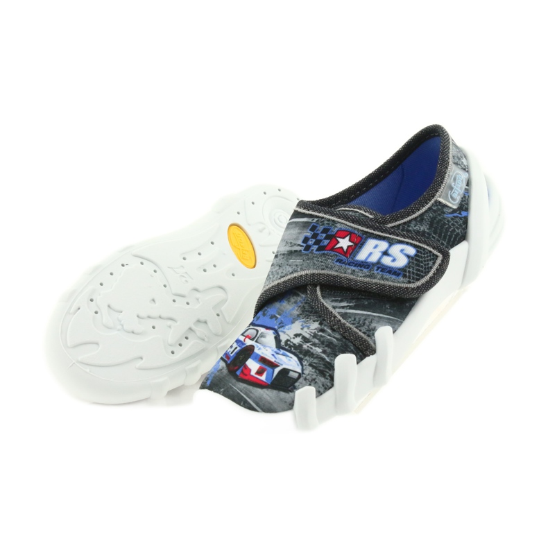 Befado barnskor tofflor 273X251 svart blå grå röd 5