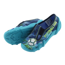 Befado barnskor tofflor 290X180 blå grön marinblå 4