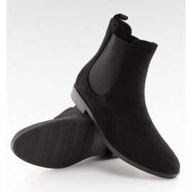 Black Wellies för kvinnor svarta Jodhpur-stövlar D61 Black II-GAT 2