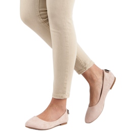 Bekväma Vinceza -ballerinor rosa 2