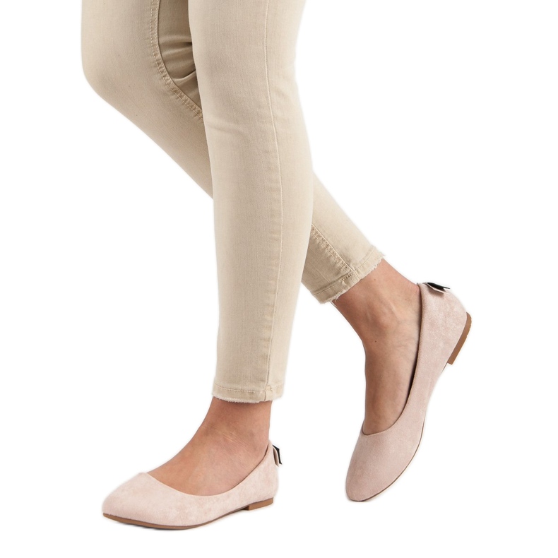 Bekväma Vinceza -ballerinor rosa 2