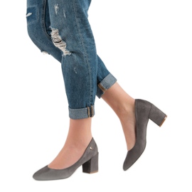 Klassiska VINCEZA -pumpar grå 2