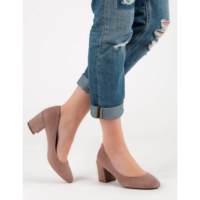 Klassiska VINCEZA -pumpar rosa 2