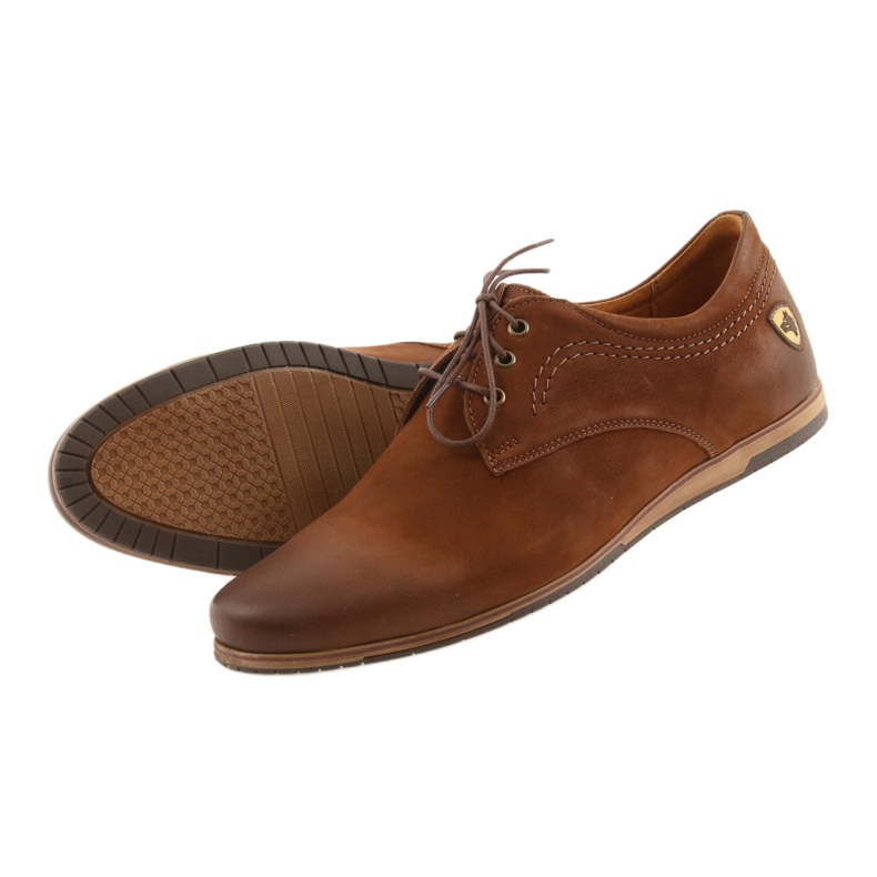 Riko lågskorade sportskor för män 877 brun 4