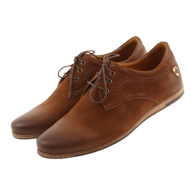 Riko lågskorade sportskor för män 877 brun 3