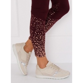 LR88082 Beige beige sportskor 1