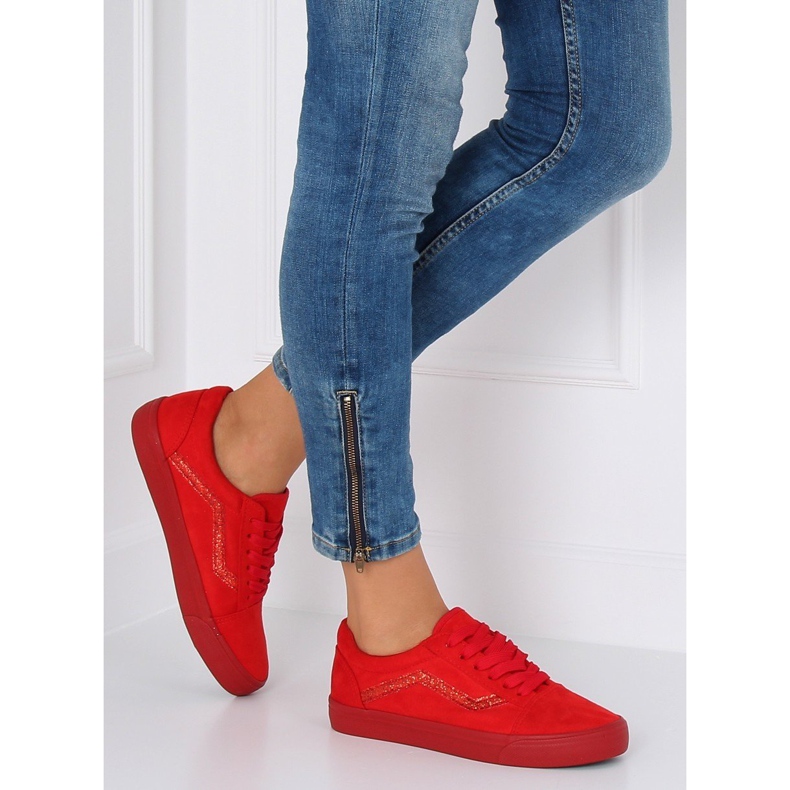 Röda Vans sneakers B318-10 Röd 1