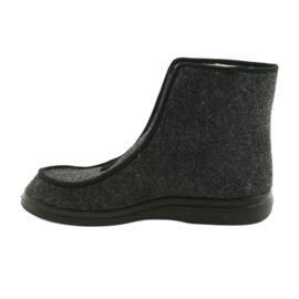 Befado herrskor pu varma tofflor 996M004 grå 2