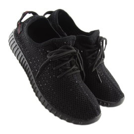 BY-049 Svarta svarta sportskor 1