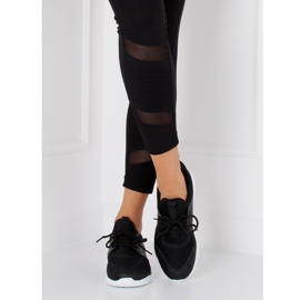 BY-069 Svarta ultralätta svarta sportskor 2