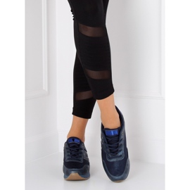 Blå KB-091 Mörkblå sportskor 1