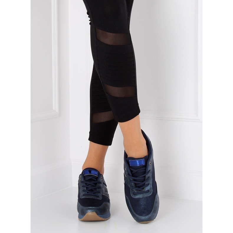 Blå KB-091 Mörkblå sportskor 1