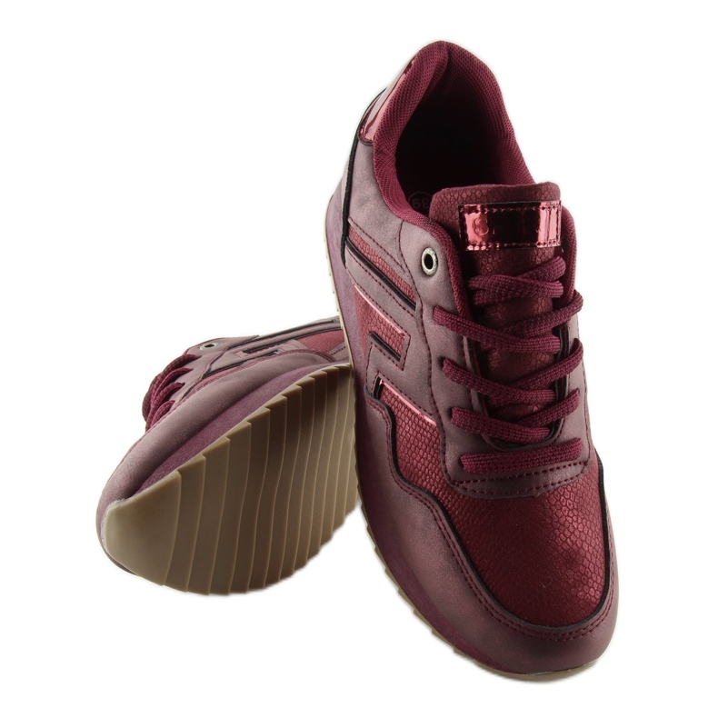 KB-091 Wine Red claret sportskor röd 1