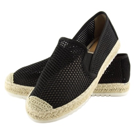 Svarta damas espadriller 6602 Svart 1