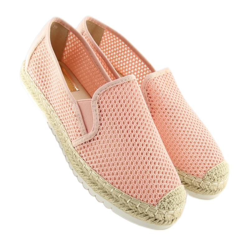 Rosa espadriller för kvinnor 6602 Rosa 2