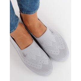 Grå openwork sneakers JX63P Grå 1