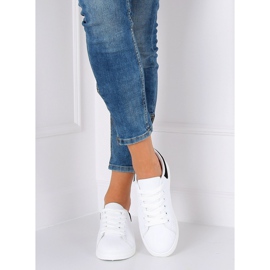 Kvinnors svartvita sneakers BL147P Svart 2