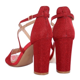 Sandaler på stolpen röd NC791 Röd 1