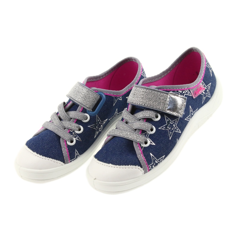 Befado barnskor tofflor sneakers 251X113 grå rosa marinblå 6