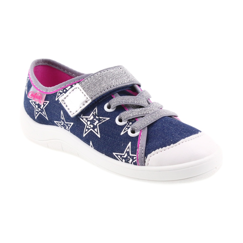 Befado barnskor tofflor sneakers 251X113 grå rosa marinblå 1