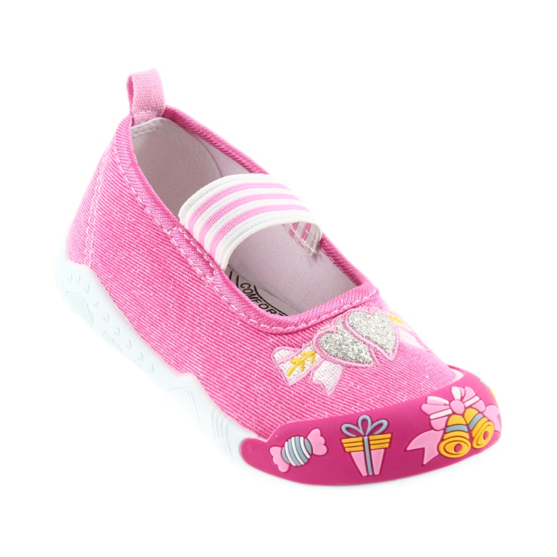 American Club rosa barnskor med elastiskt band 29/19 6