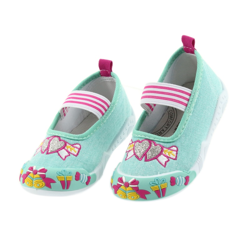 American Club gröna barnskor med resår 21/19 4