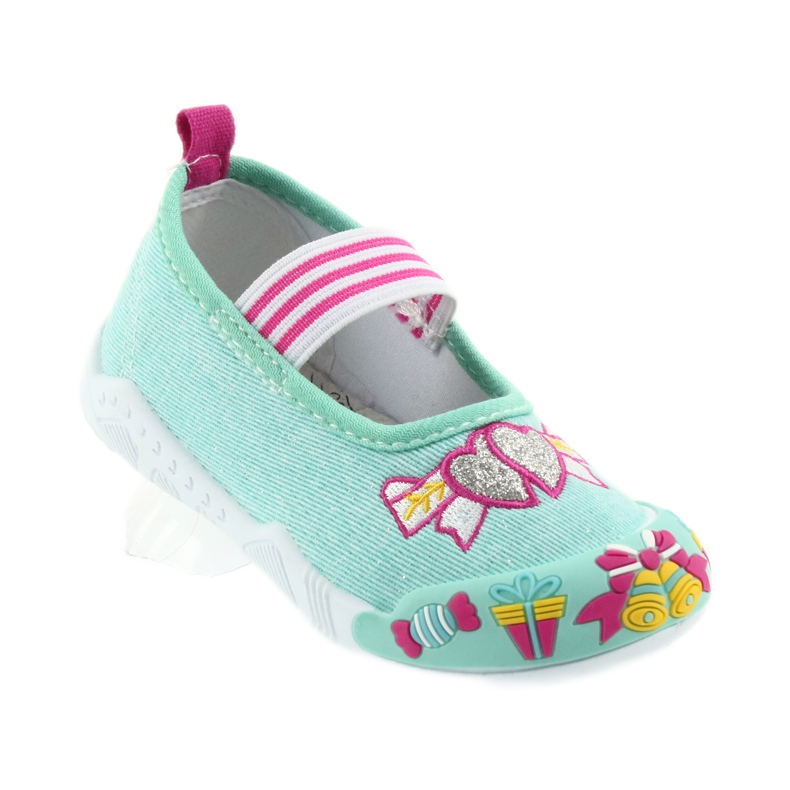 American Club gröna barnskor med resår 21/19 1