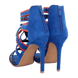 Blå gladiator sandaler MT029 Blå 1