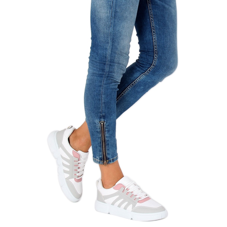 Vita och grå BL150P Gråa sportskor 1