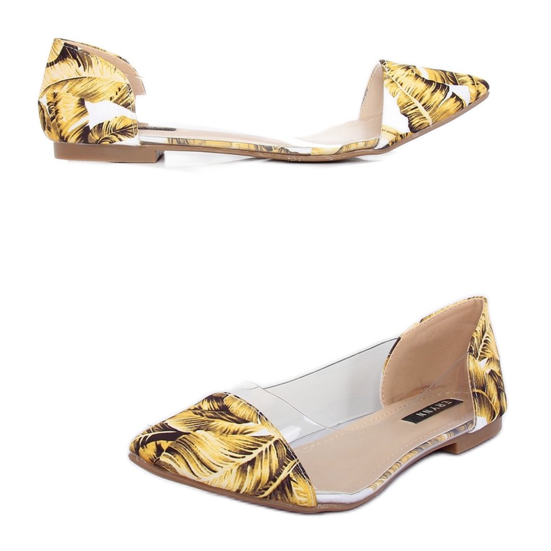 Gula transparenta ballerinor 333-60 Gul 1