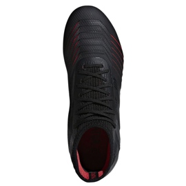 Adidas Predator 19.1 FG Jr D97997 fotbollsskor svart 1