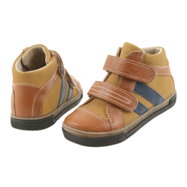 Ren But Booties barnskor kardborreband men 3225 röd / granat brun 4