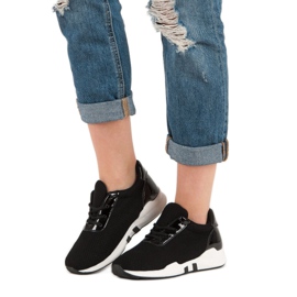 Trendiga sportskor svart 1