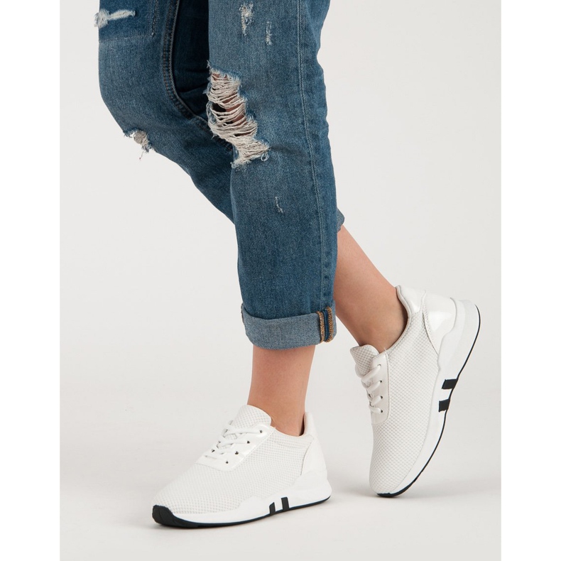 Trendiga sportskor vit 2