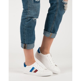 Comer Vit sneakers med snörning 1