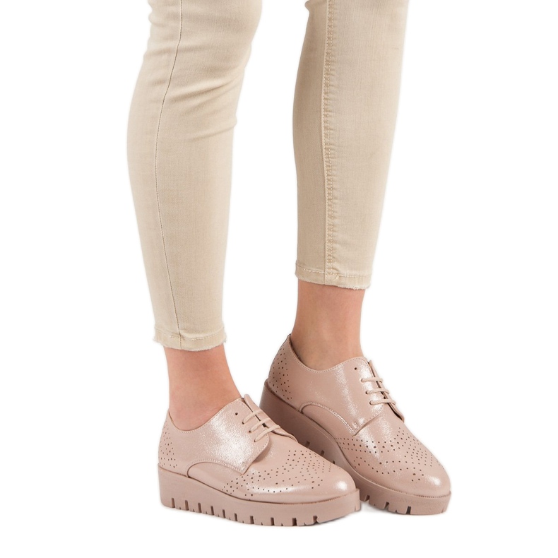 Comer Snörskor rosa 1