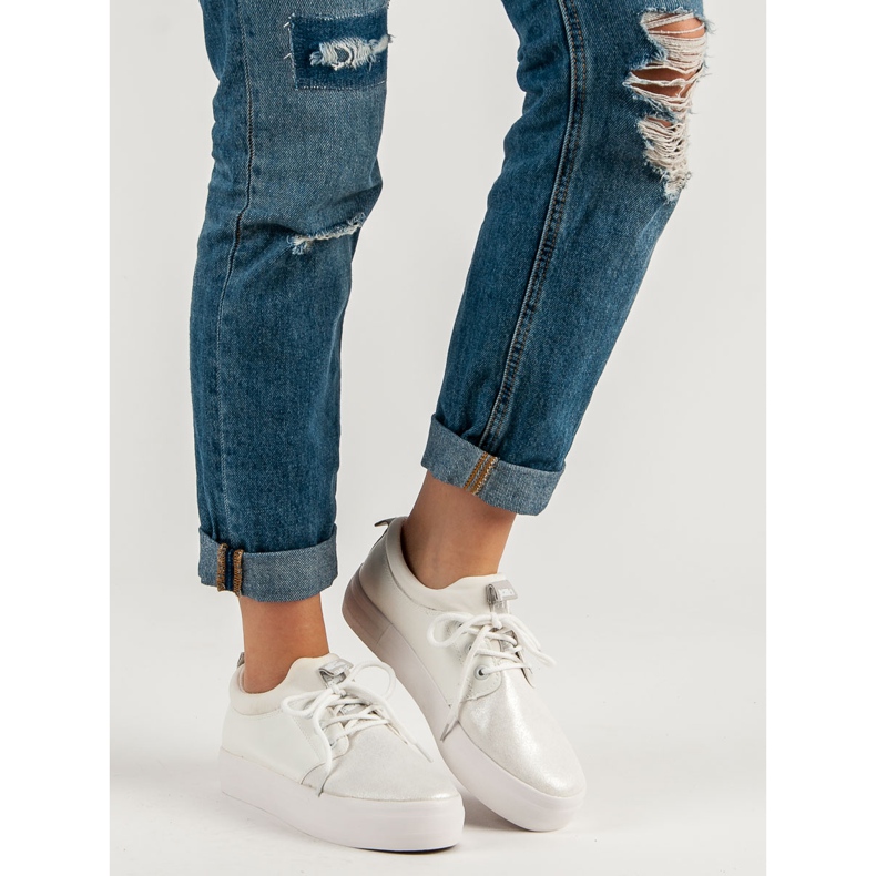 Slip-on sneakers vit 1