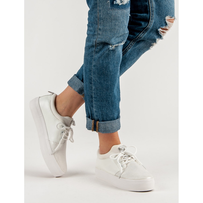 Slip-on sneakers vit 2