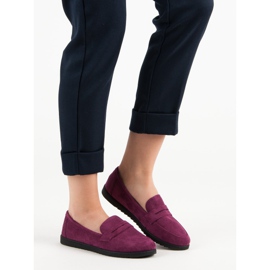 Comer Mocka loafers purpur 1