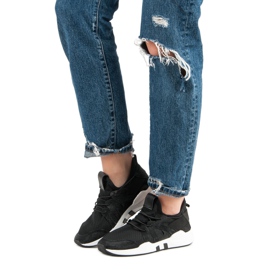 Trendiga sportskor svart 1