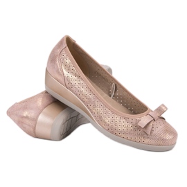 Vinceza Bekväma kilpumpar rosa 1