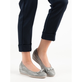 Vinceza Bekväma kilpumpar grå 1